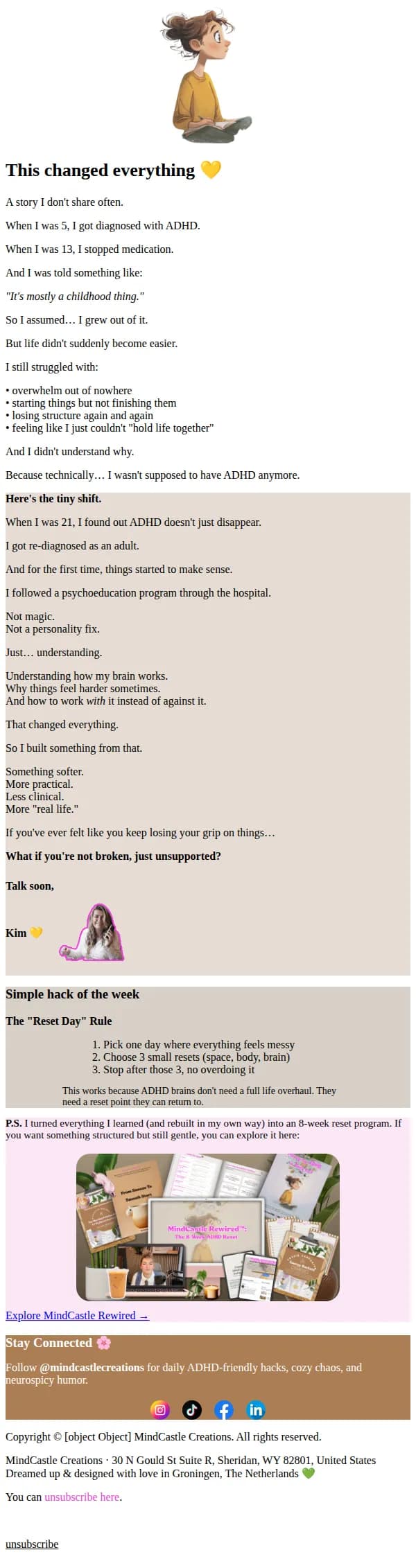 MindCastle Creations email: This changed everything 💛