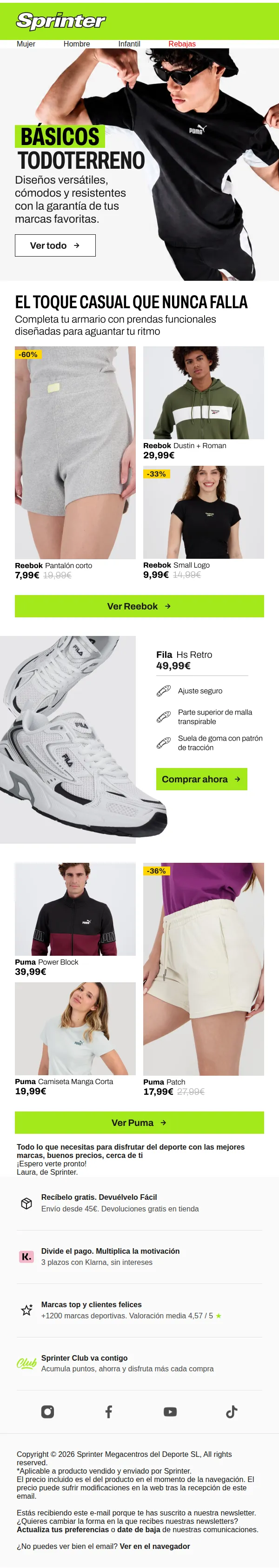 Laura, de Sprinter email: Tus aliados para cualquier plan ⚡