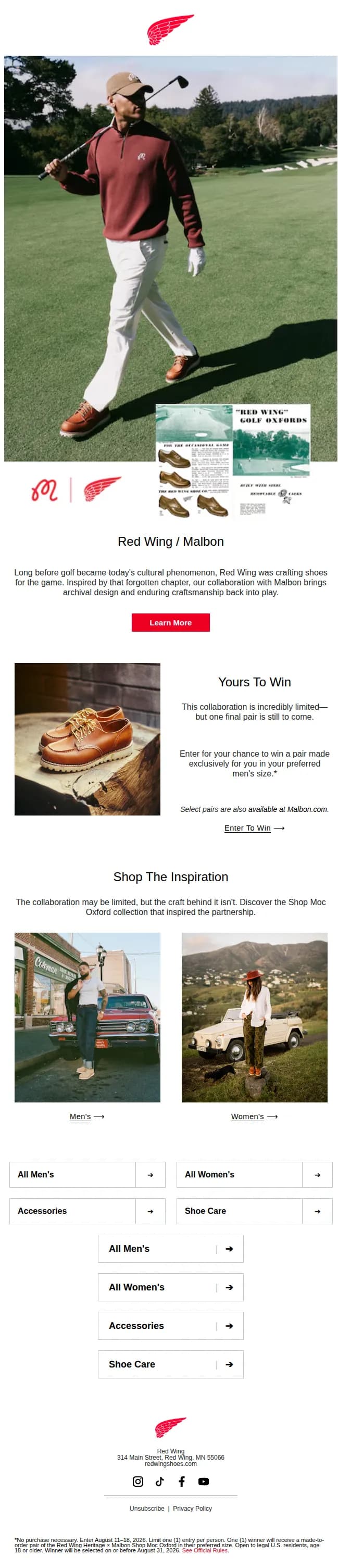 Red Wing email: Back on the Fairway, After 70 Years