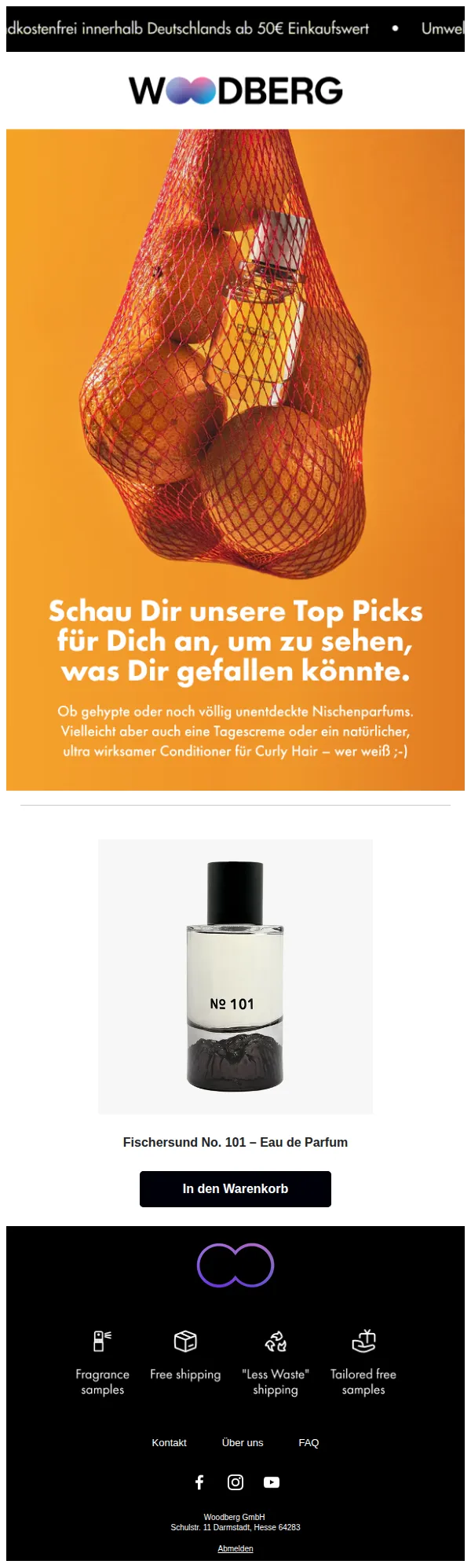 Woodberg email: Schon entdeckt, ob es zu Dir passt?