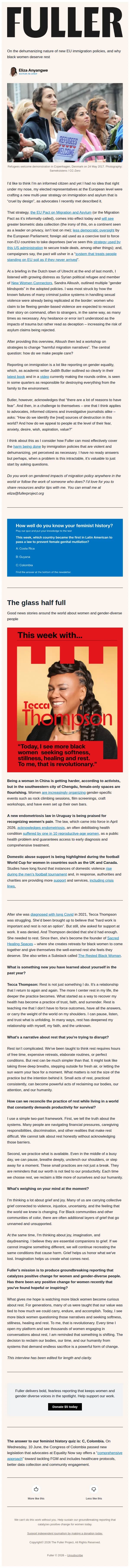 Fuller Weekly email: From today, cruelty is the law