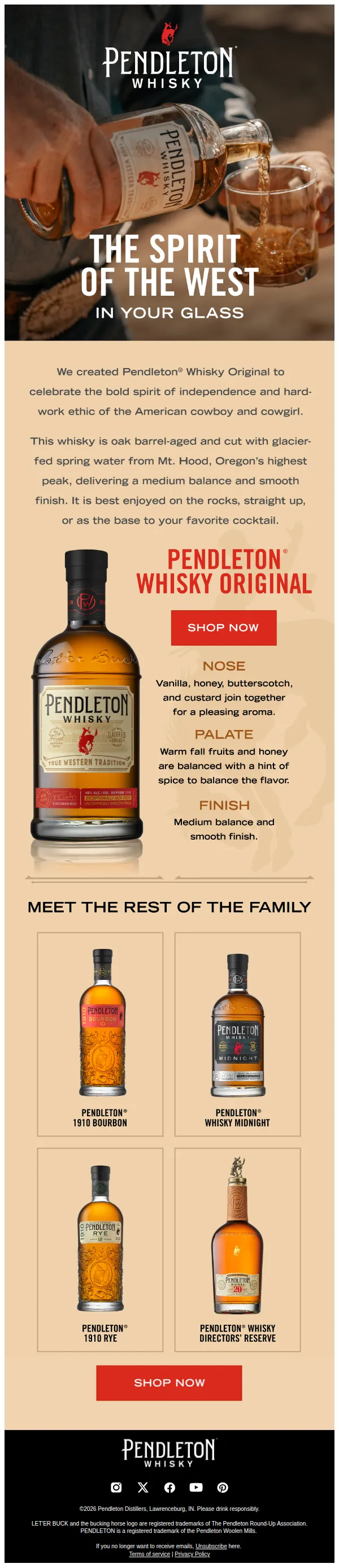 Pendleton Whisky email: Friend, How Well Do You Know Pendleton® Whisky?