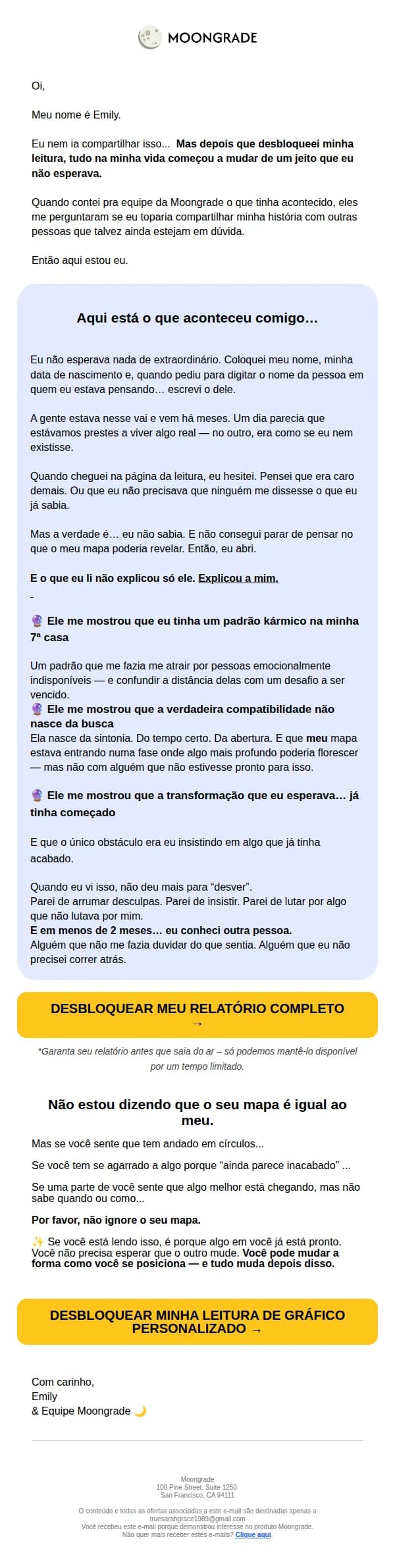 Moongrade email: Uma leitura mudou tudo pra mim…