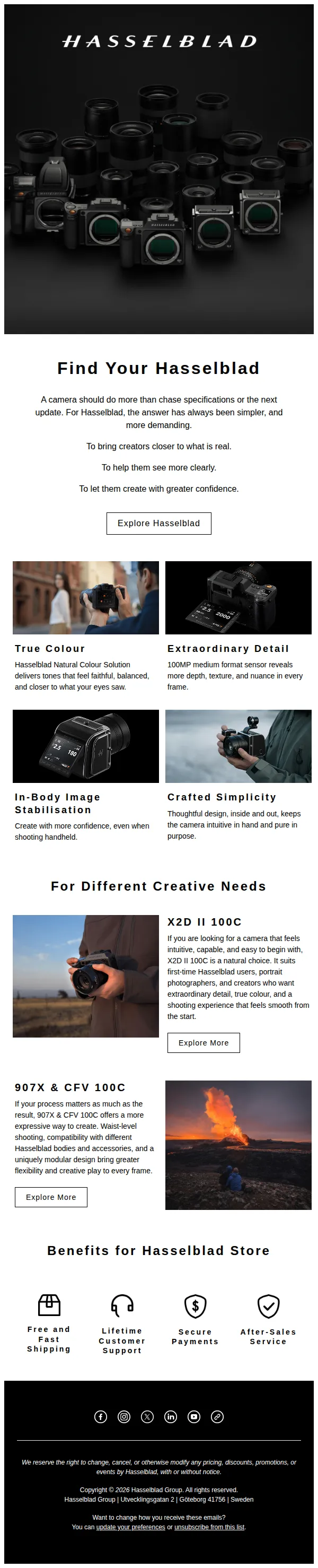 Hasselblad email: Find Your Hasselblad