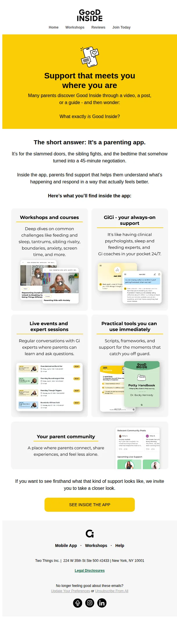 Good Inside email: So… what is Good Inside?