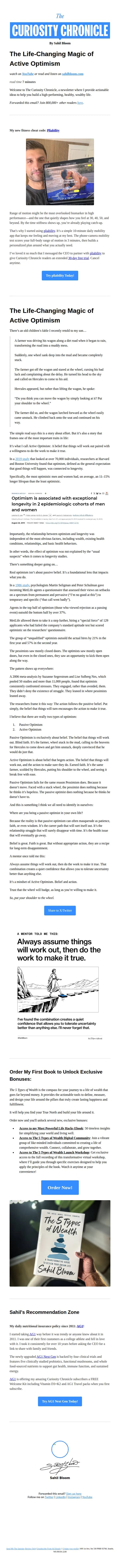 Sahil Bloom email: Type 2 Optimism (Everyone Needs To Read This)