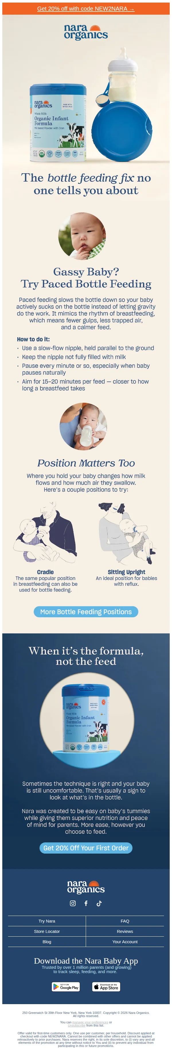 Nara Baby email: Gassy after every bottle? Read this.