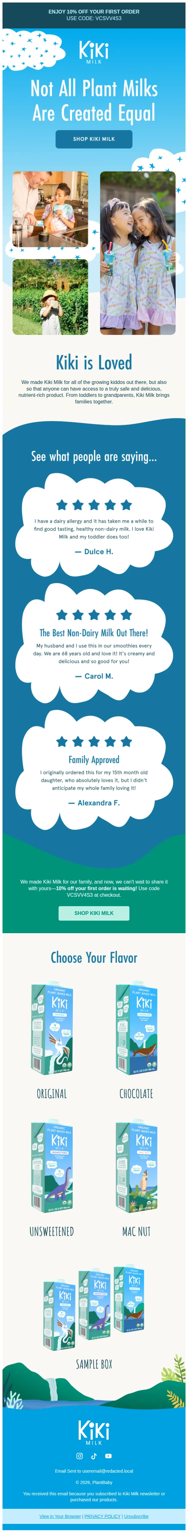 Kiki Milk email: Loved By Families, Backed By 5-Star Reviews 🌟