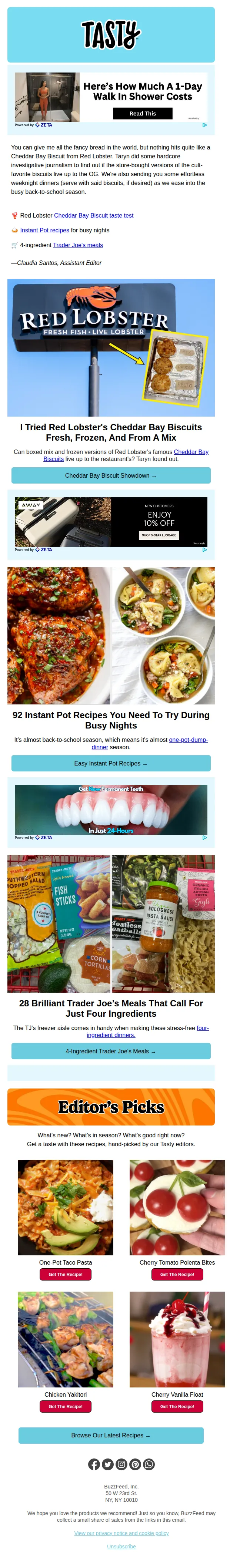 Tasty email: The ultimate Cheddar Bay Biscuit showdown