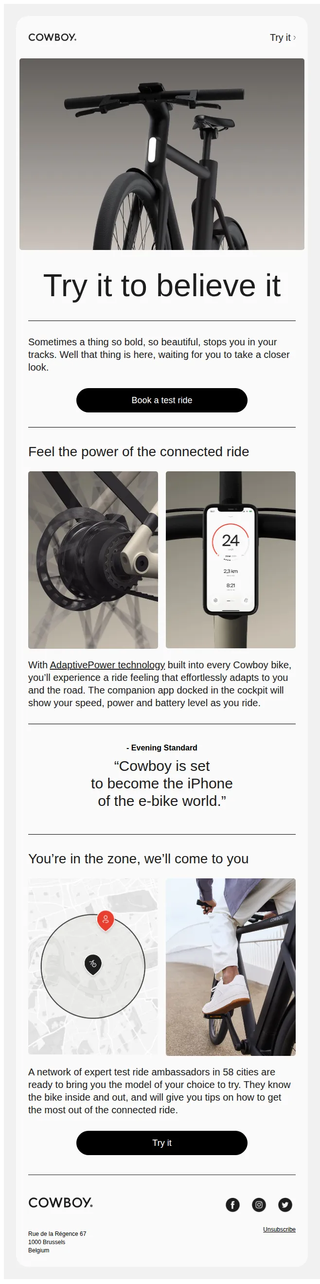 Cowboy email: Trying is believing