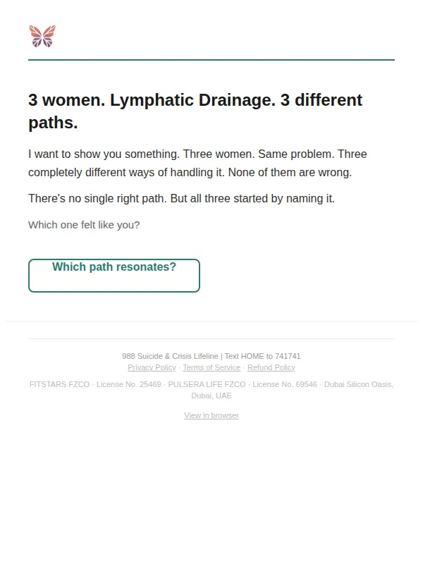 Wellls email: 3 women, 3 paths