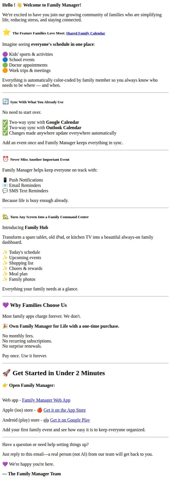 Streeter Labs email: ⭐ The Feature Families Love Most: Shared Family Calendar available for lifetime access