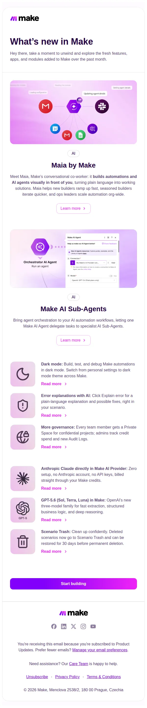 Make email: She's here: Meet Maia by Make 💜