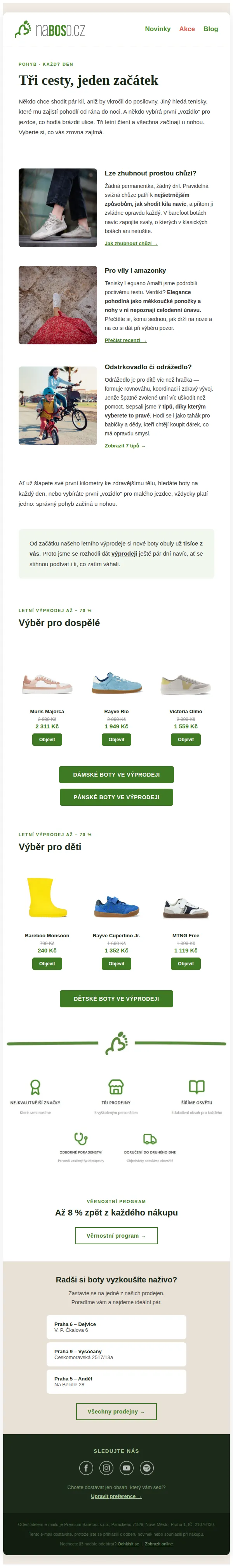 naBOSo.cz email: Tři čtení, co se vejdou do kufru a letní slevy k tomu