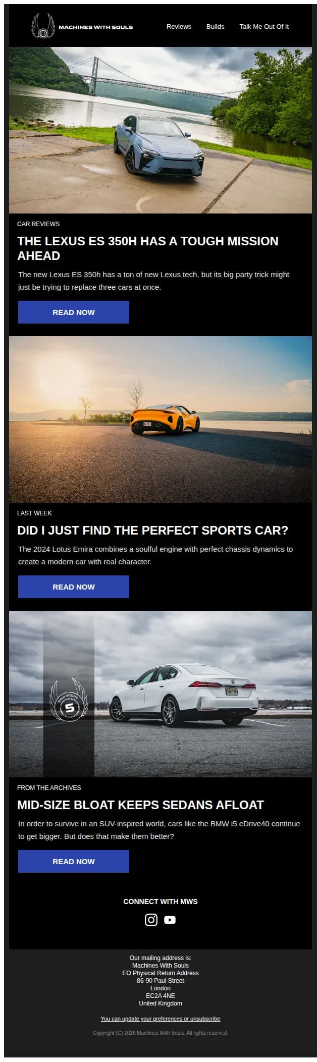 Machines With Souls email: This new Lexus tries to replace three different cars