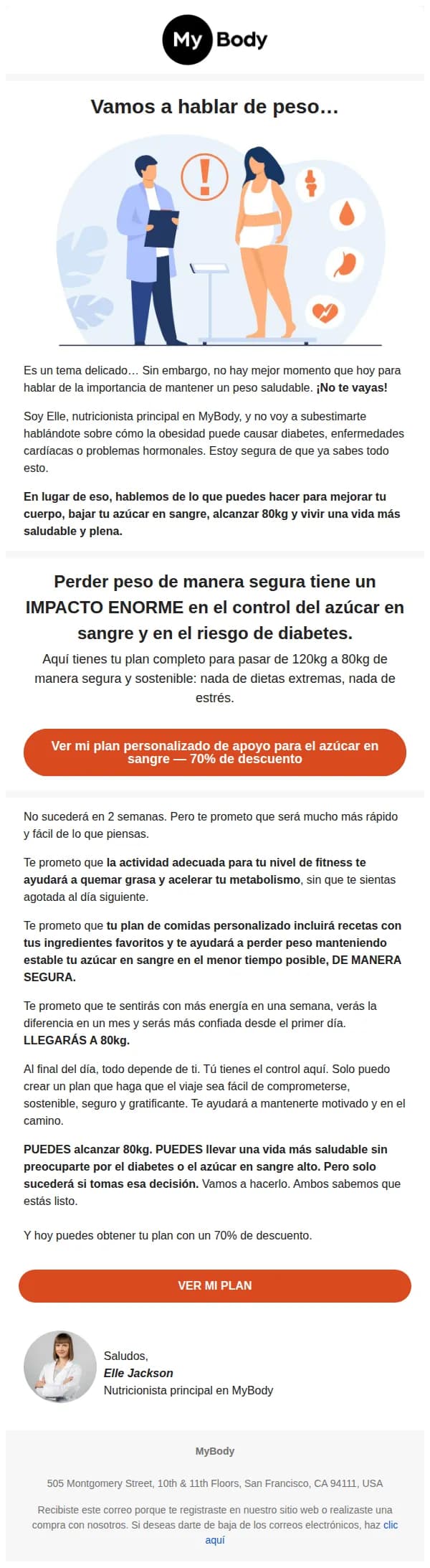MyBody email: 👋 Tengo un mensaje que DEBES escuchar