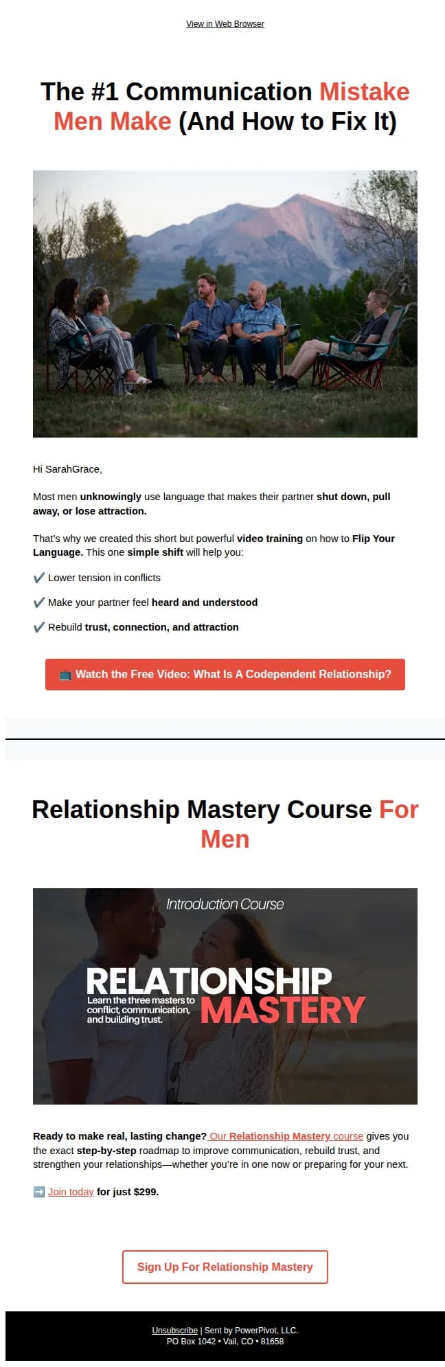 Groups For Men email: #1 Mistake You Make (And How To Fix It)