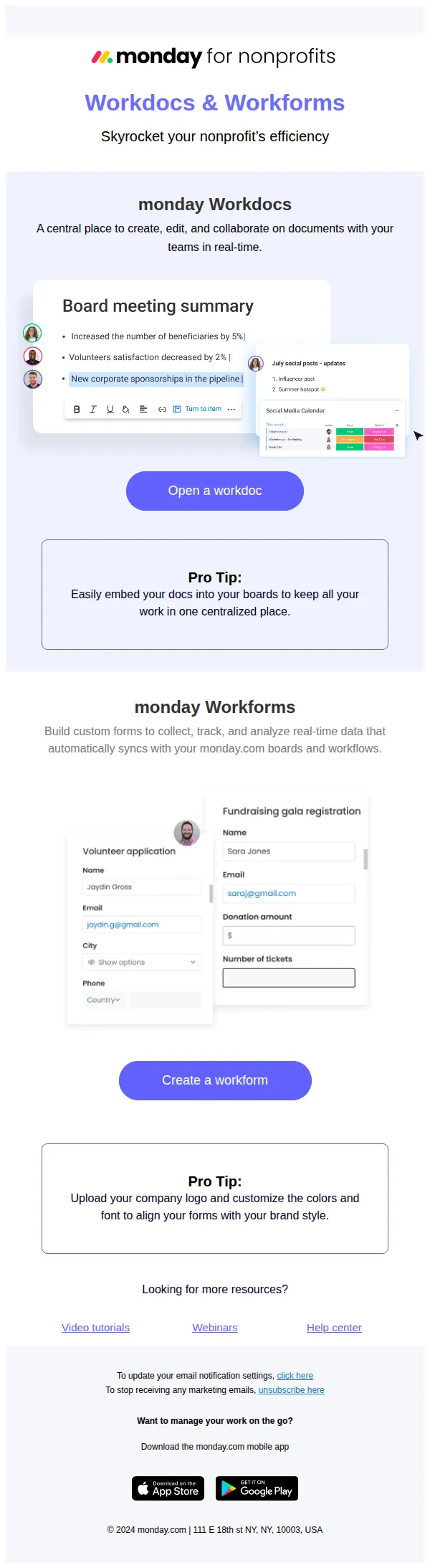 monday.com email: 2 key tools to maximize efficiency