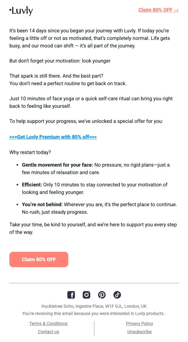 Luvly email: Remember Why You Started? ✨
