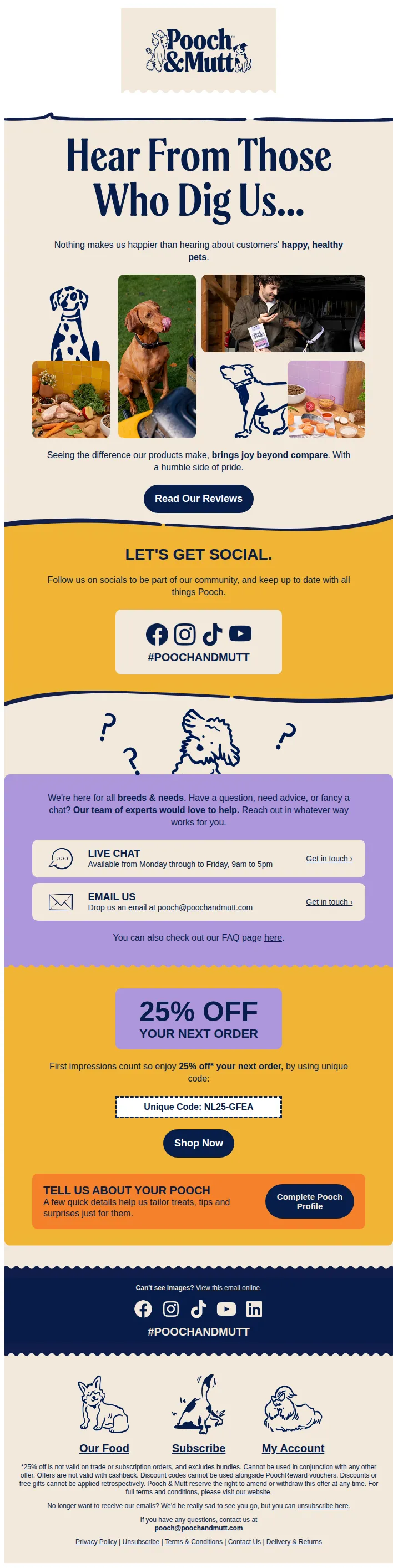 Pooch & Mutt email: We love our Pooch & Mutt community 💕