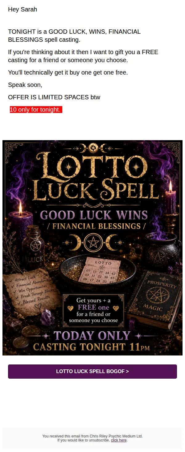 Chris Riley Psychic email: ☎️ 1 Missed Call From Lady Luck 🤑👛💰