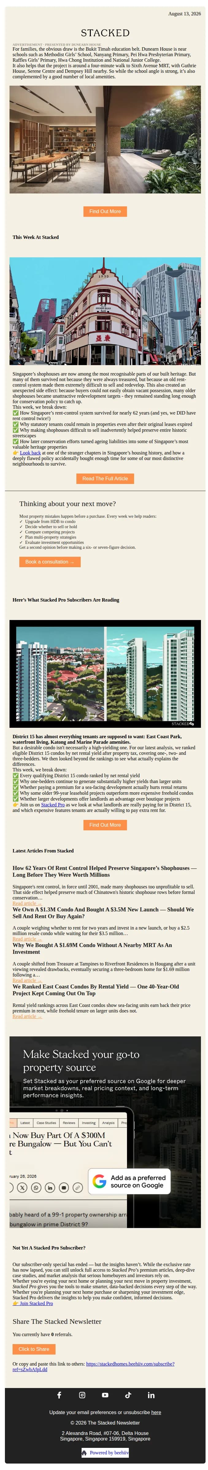 Timothy from Stacked email: How rent control accidentally helped save Singapore’s shophouses