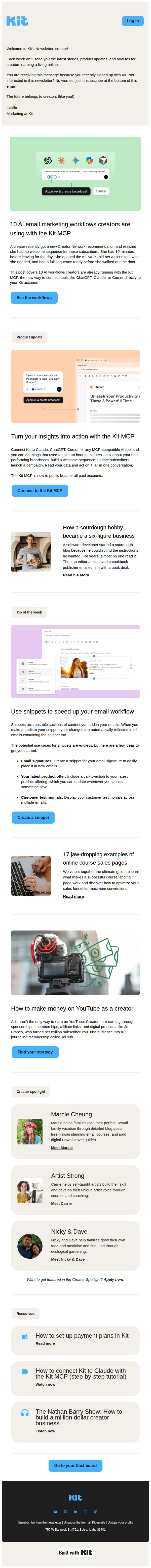 Kit email: Turn your insights into action with the Kit MCP