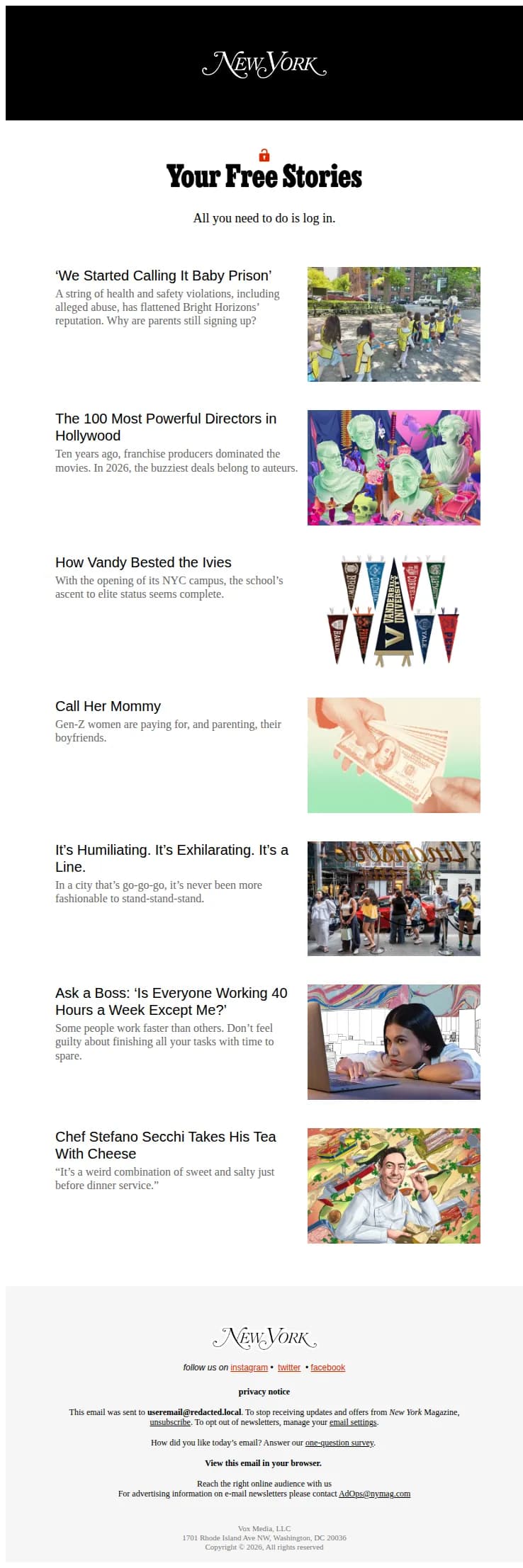 New York Magazine email: The Stories Everyone Read in July, Unlocked