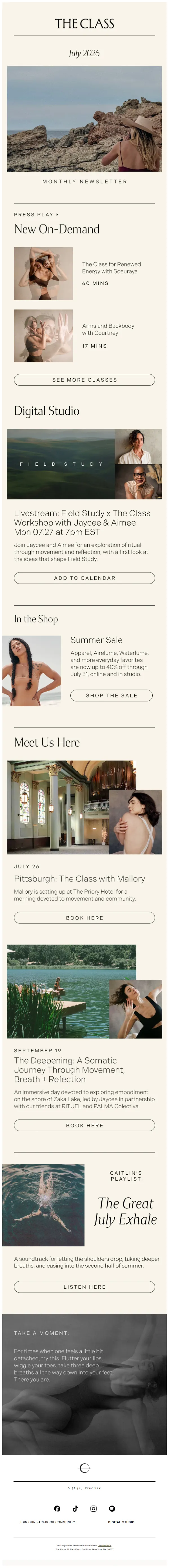The Class email: From Montauk to Pittsburgh, Chicago, and back again