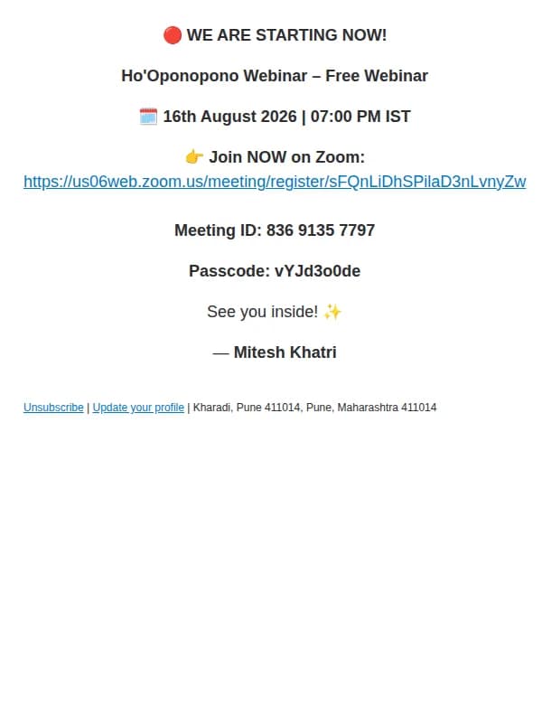 Mitesh Khatri Training LLP email: 🔴 JOIN NOW: The ancient practice that cleared blocks