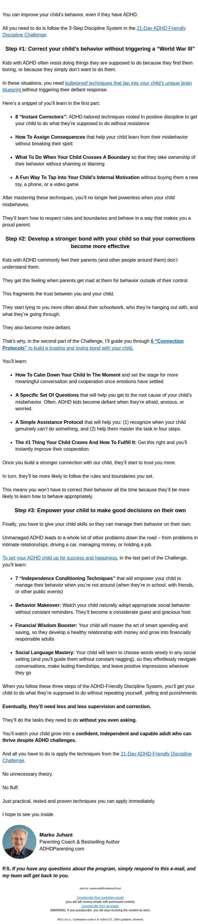 ADHD Parenting by Marko Juhant email: Hey, I just want to make this clear…