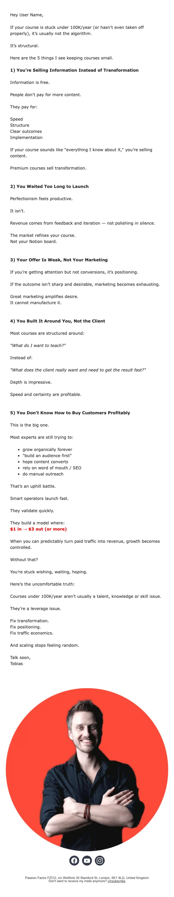Tobias Rauscher email: 🔴 still below 100K/year?