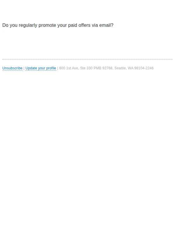 Maliha email: Question