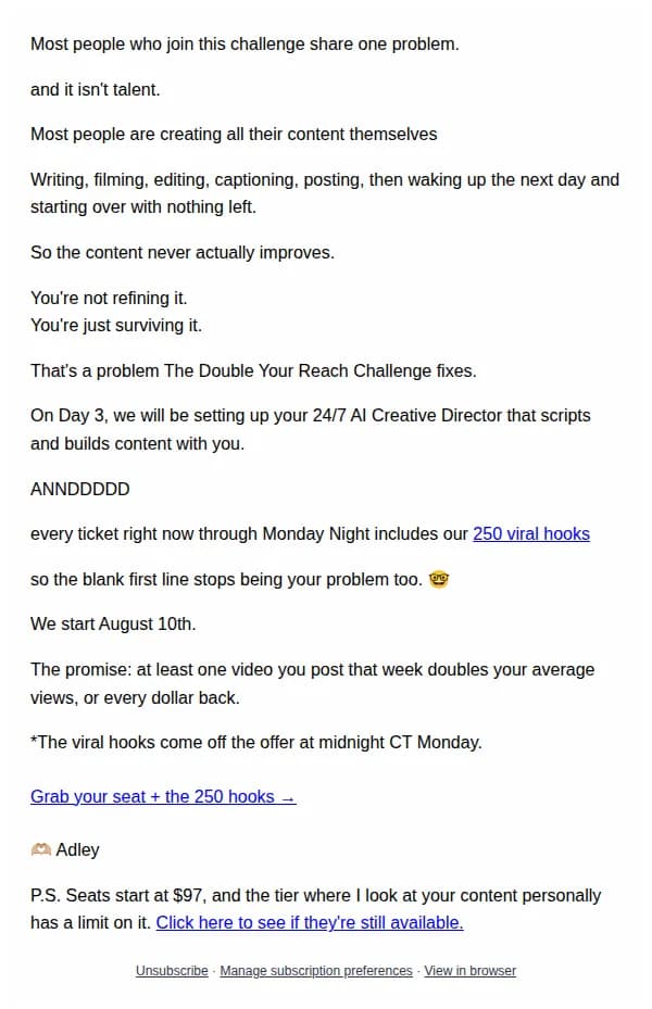 Team Viralish email: im giving you an AI Employee