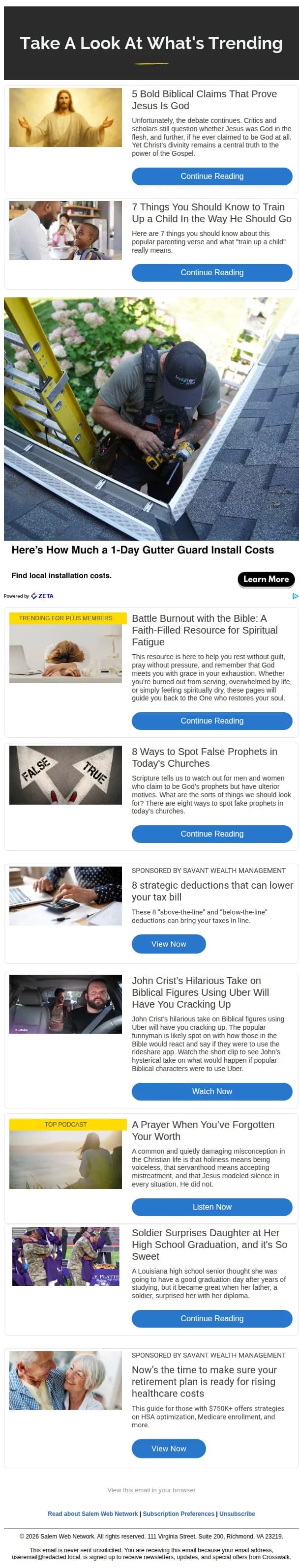 Crosswalk.com email: 5 Bold Biblical Claims That Prove Jesus Is God
