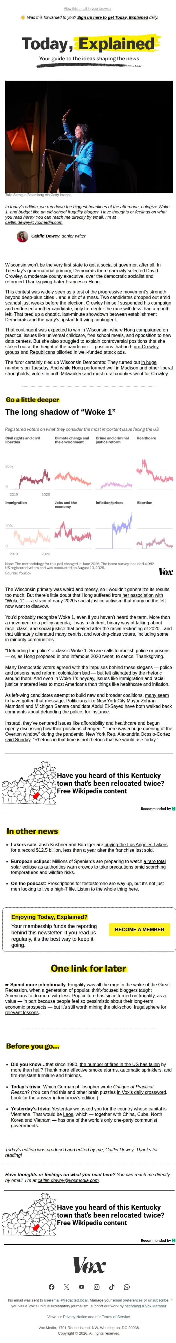 Vox's Today Explained email: A messy lesson for the post-woke left