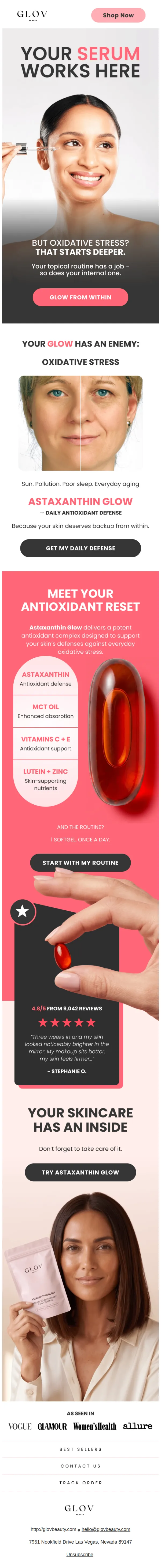Laura email: Your skincare can’t reach THIS 👀