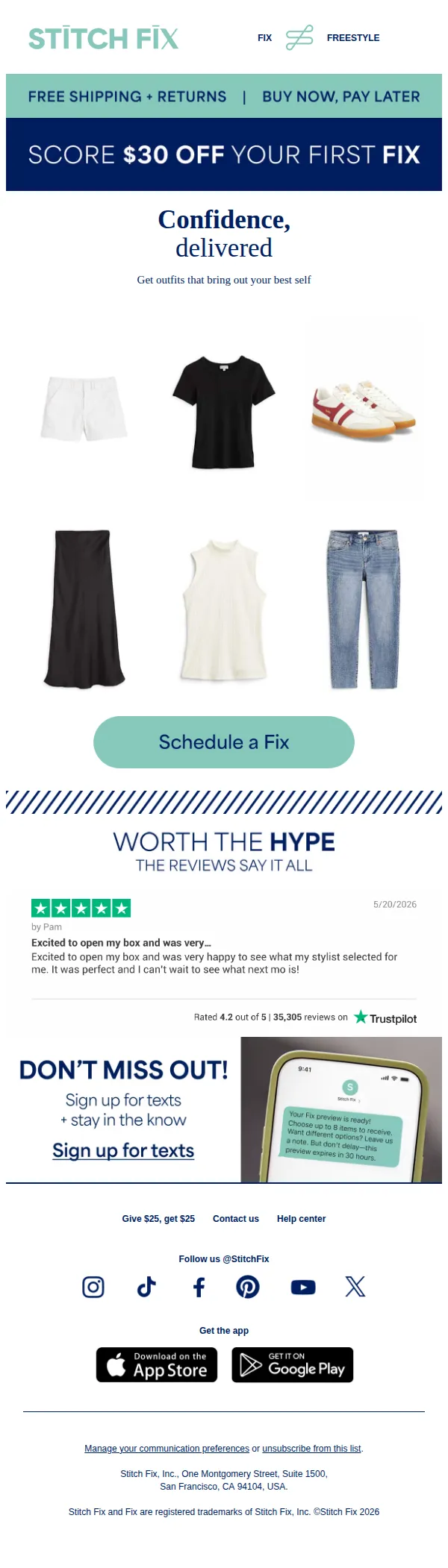 Stitch Fix email: Hey 👋…this is a huge deal