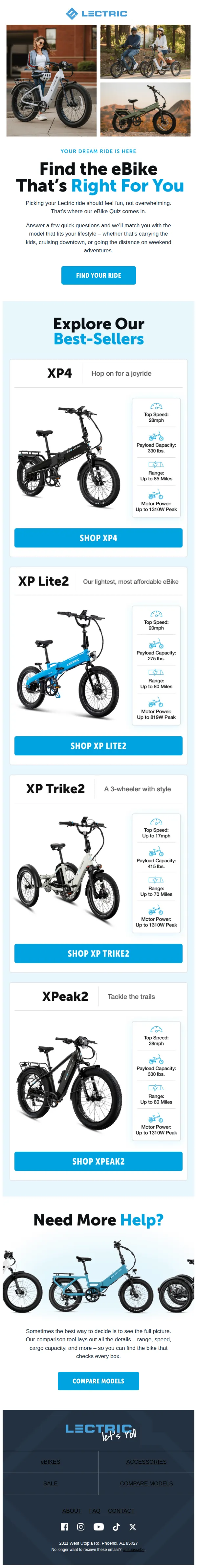 Lectric eBikes email: Find Your Perfect Match