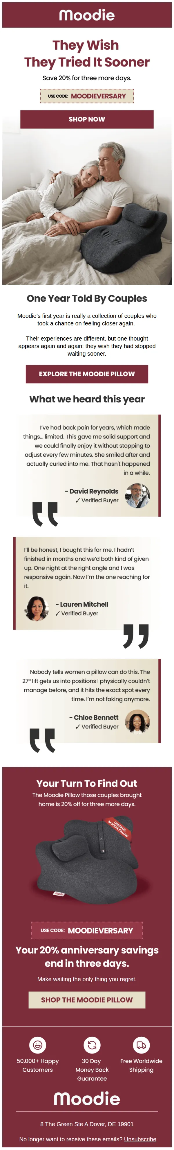 Moodie email: Thousands tried it before you