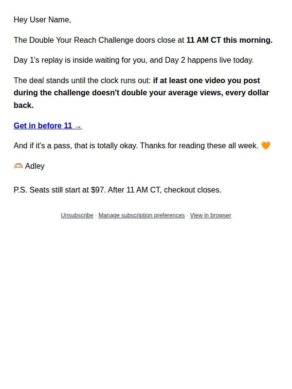 Team Viralish email: 1,000x views in 24 hours 📈