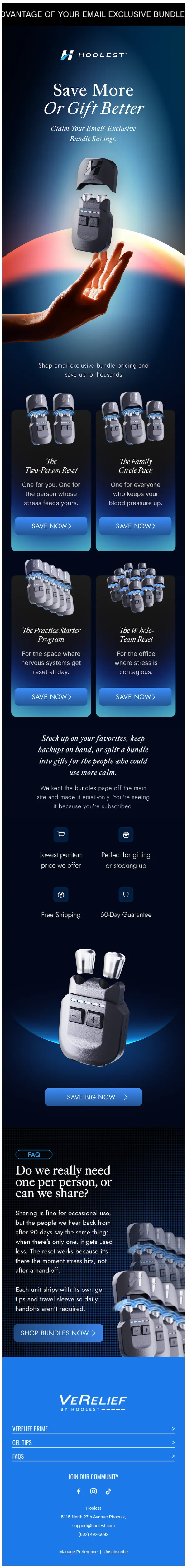 Hoolest email: EMAIL-EXCLUSIVE: Save more or gift better ⚡