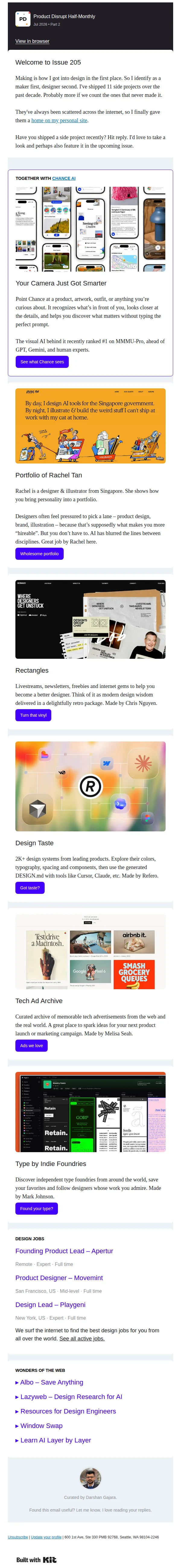 Darshan from Product Disrupt email: 205 / The age of makers & builders