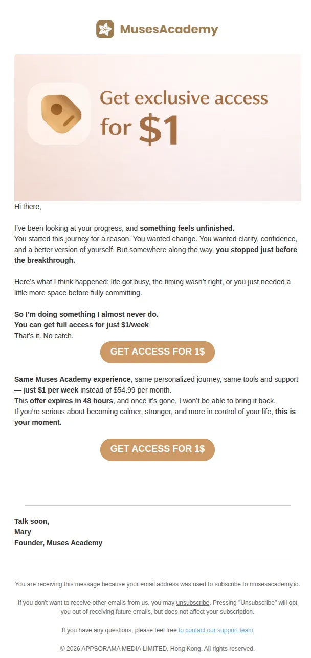 Muses Academy email: Honestly, I’m confused