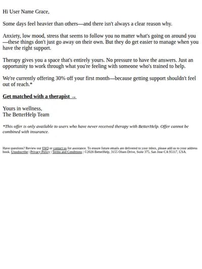 BetterHelp — It's Okay If You're Not Okay Right Now