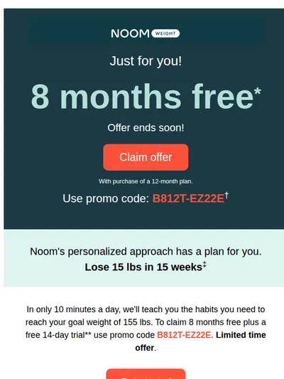 Noom — What could 15 weeks look like for you?