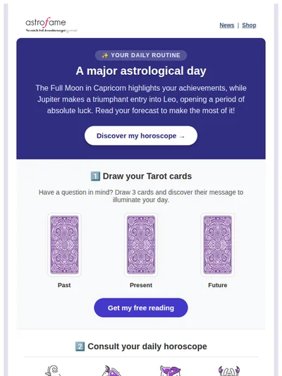 Astrofame — 🌕 Full Moon & Jupiter in Leo: The major turning point!